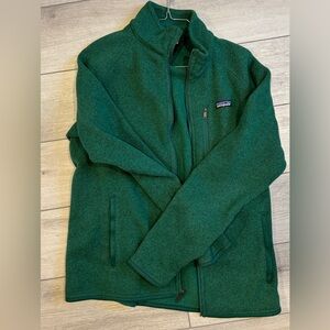 Patagonia - Men’s Better Sweater Zip Up size large green